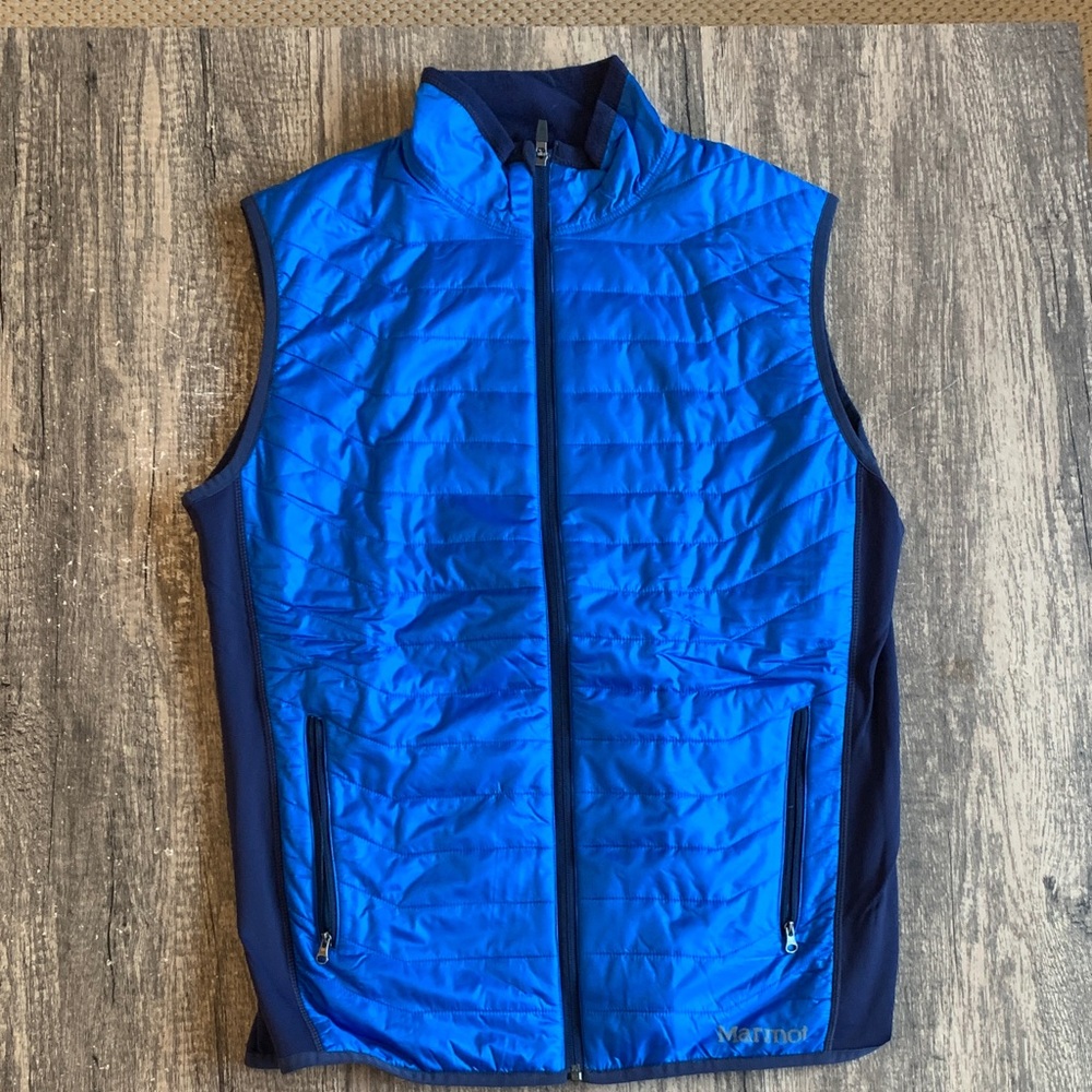 Marmot Men's Blue Quilted Vest